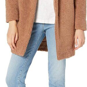 Women's Teddy Bear Fleece Oversized-Fit Lapel Jacket Previously Daily Ritual
